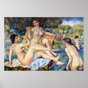 Affiches Pierre Renoir - les grands baigneurs