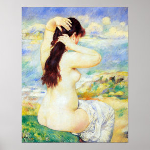 Affiches Pierre Renoir - un baigneur