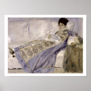 Affiches Pierre une Madame Monet de Renoir sur un sofa