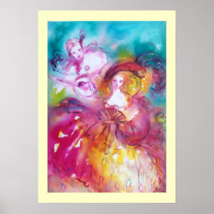 Affiches Pierrot et Arlequine