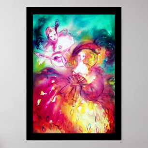 Affiches Pierrot et Arlequine