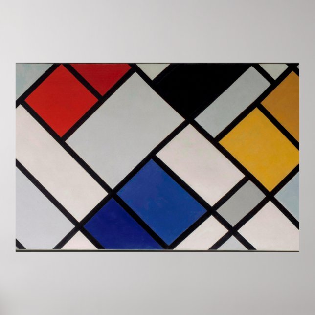 Affiches Piet Mondrian Art moderne (Devant)