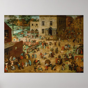 Affiches Pieter Bruegel l’Aîné - Jeux pour enfants