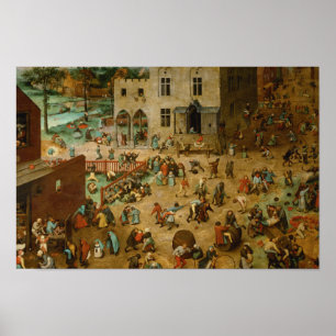Affiches Pieter Bruegel l’Aîné - Jeux pour enfants