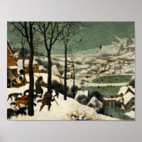 Pieter Bruegel l'Ancien - Chasseurs dans la neige