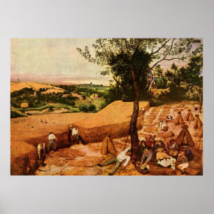 Affiches Pieter Bruegel's The Harvesters (1565)