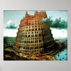 Affiches Pieter Bruegel's The "Little" Tower of Babel