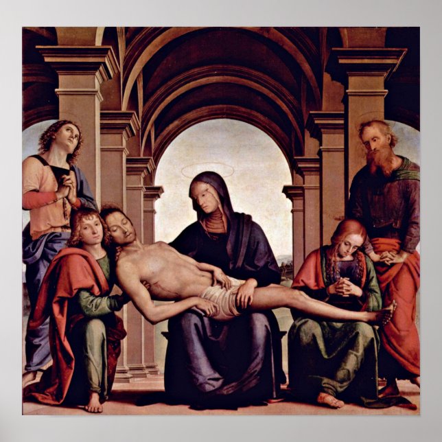 Affiches Pietro Perugino - Pieta (Devant)