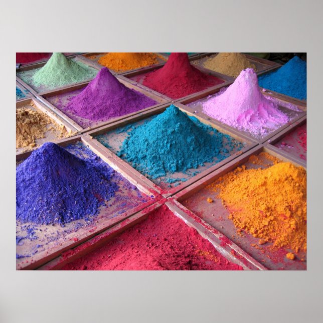 Affiches Pigments indiens (Devant)