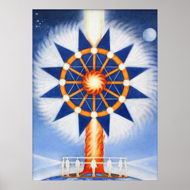 Affiches Pilier de feu et de volonté spirituelle (Devant)