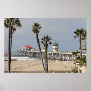 AFFICHES PILIER DE HUNTINGTON BEACH