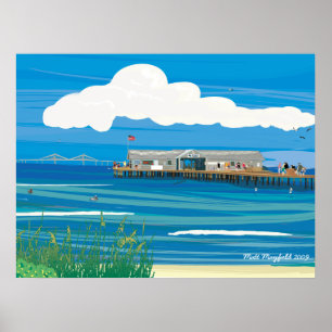 Affiches Pilier de ville d'île d'Anna Maria