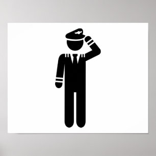 Affiches Pilote d'avion