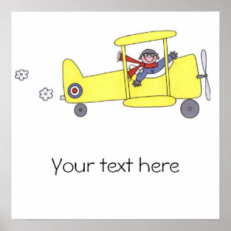 Affiches Pilote d'avion