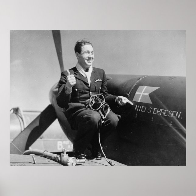 Affiches Pilote RAF danois (Devant)