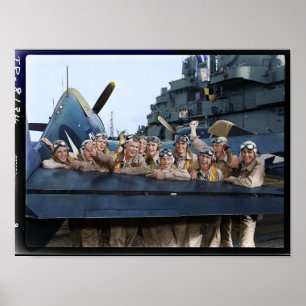 Affiches Pilotes d'USS Lexington CV16