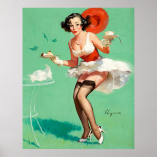 Affiches Pin de café et de tarte