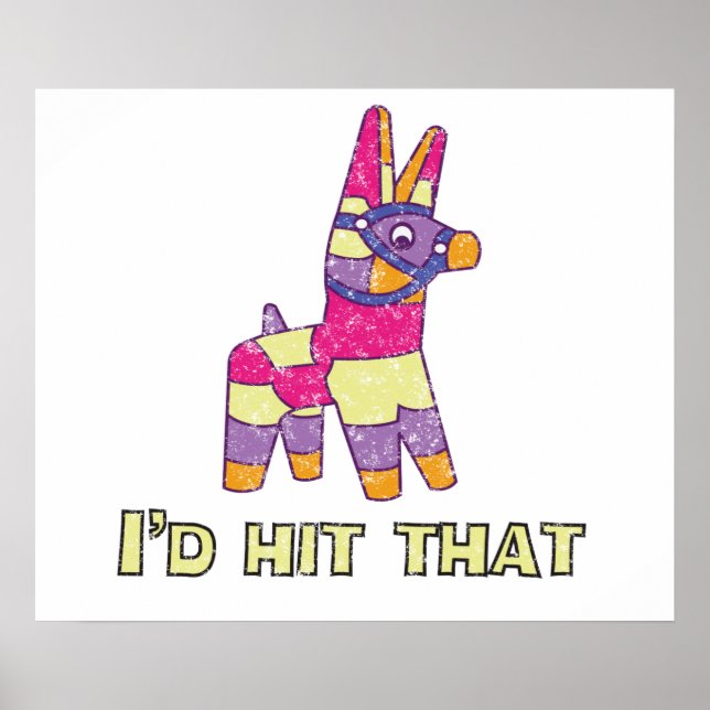 Affiches Pinata, je frapperais ça (Devant)