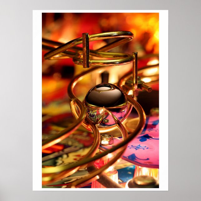 Affiches Pinball de rampe magique (Devant)