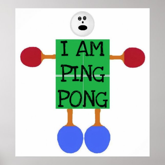 Affiches Ping Pong is Life (Devant)