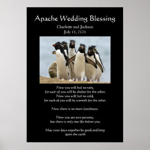 Affiches Pingouins Bénédiction Mariage Apache