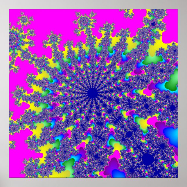 Affiches Pink Rainbow Burn (Devant)