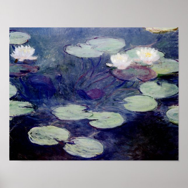 Affiches Pink Water-Lilies : 1897-99 par Monet (Devant)