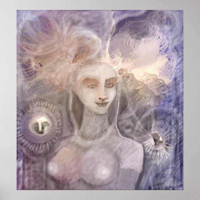 Affiches Pintura digital realizada en Photoshop con tableta (Devant)