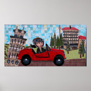 Affiches Pisa Driver - Bonorand Art