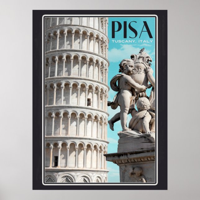 Affiches Pisa - The Leaning Tower (Devant)