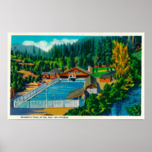 Affiches Piscine gigantesque au solénoïde Duc Hot Springs