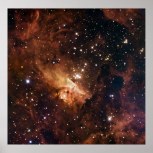 Affiches Pismis 24 étoiles brunes NASA