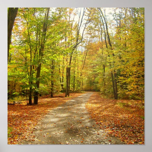 Affiches Piste d'automne (Devant)