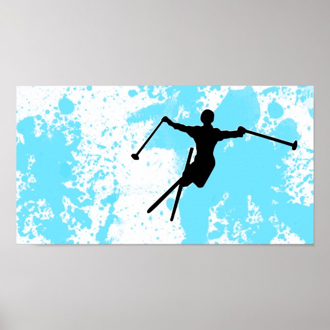 Affiches piste en poudre (Devant)