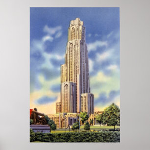 Affiches Pittsburgh Pennsylvania Cathedral of Learning