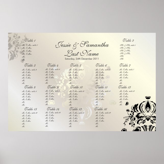 Affiches PixDezines Dolcè Damask/Table #s/do-it-yourself po (Devant)