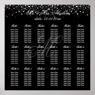 Affiches PixDezines éblouis spectres en argent/tableau de s