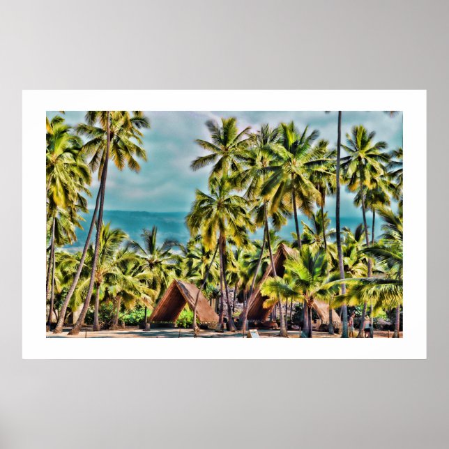 Affiches PixDezines Honaunau Lieu de refuge (Devant)