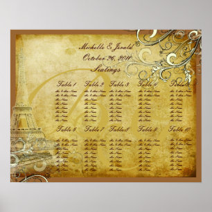 Affiches PixDezines vintages tourbillons crème