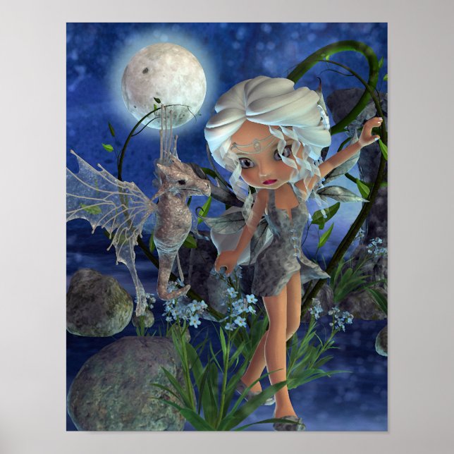 Affiches Pixie Power Moon Argent (Devant)