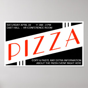 Affiches pizza