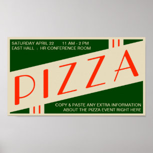 Affiches pizza
