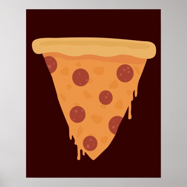 Affiches Pizza Slice (Devant)
