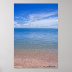 Affiches Plage à marée basse