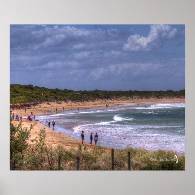 Affiches Plage de Bells (Devant)
