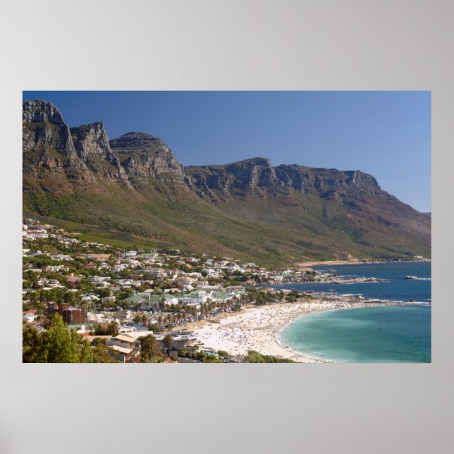 Affiches Plage de Camps Bay et Twelve Apostles (Devant)