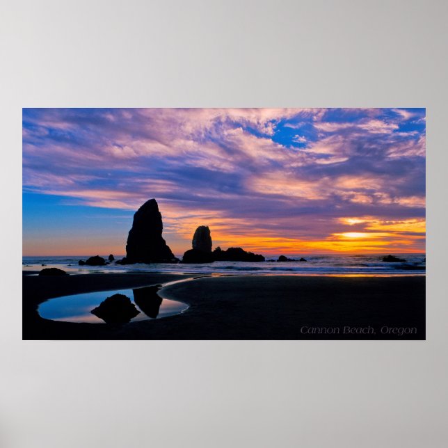 Affiches plage de canon (Devant)
