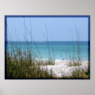 Affiches Plage de chaloupe