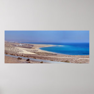 Affiches Plage de Côté sous le vent en Fuerteventura