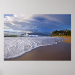 Affiches Plage de Kihei, Maui, Hawaï, États-Unis
